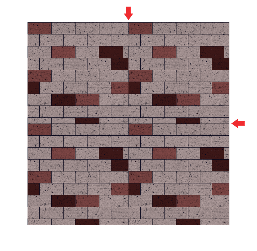 Not Seamless Texture